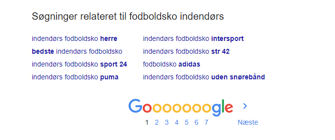 Google relaterede søgeord